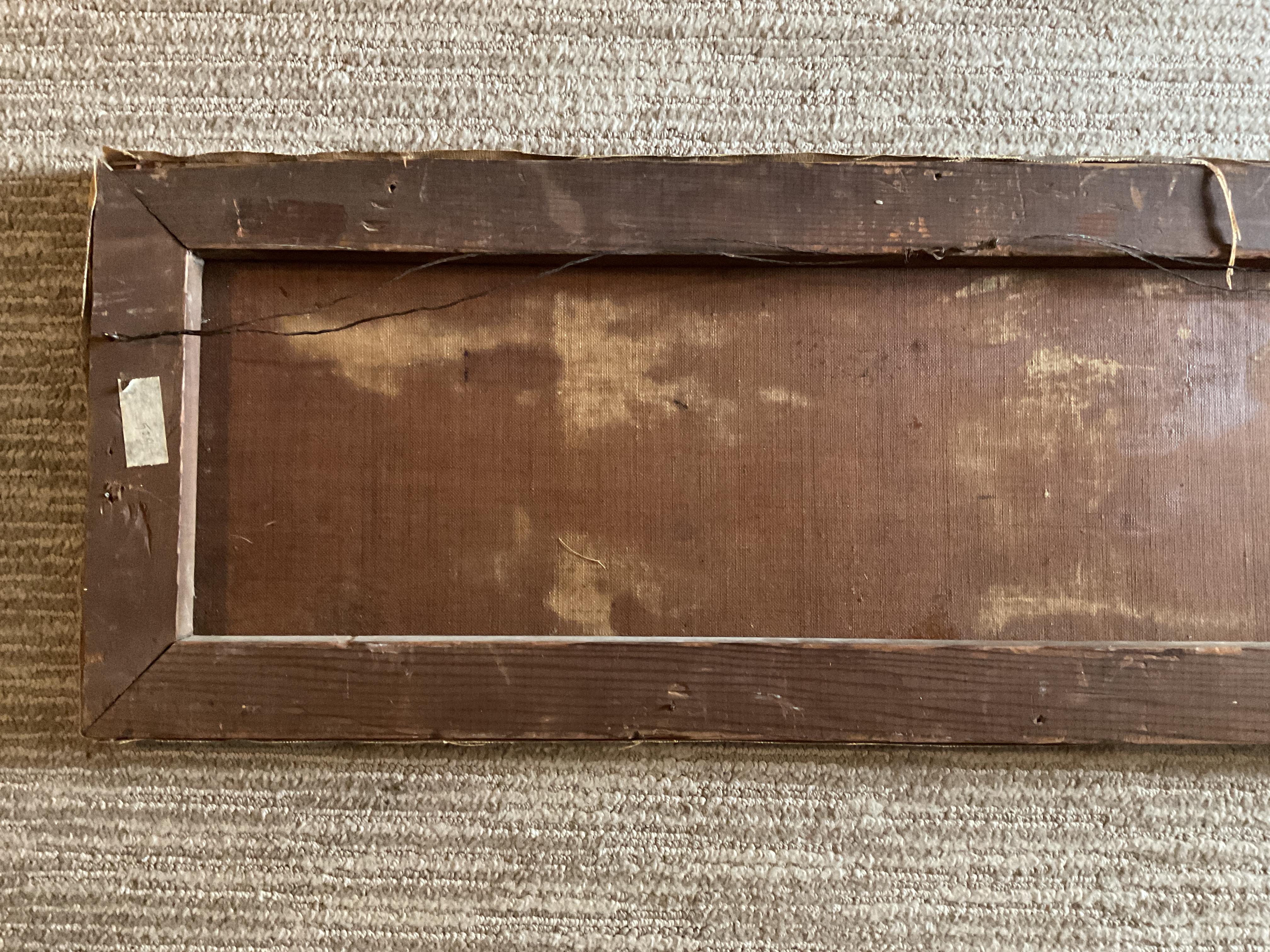 Rare Antique San Diego, California Panoramic View Painting - Oil on Canvas 3