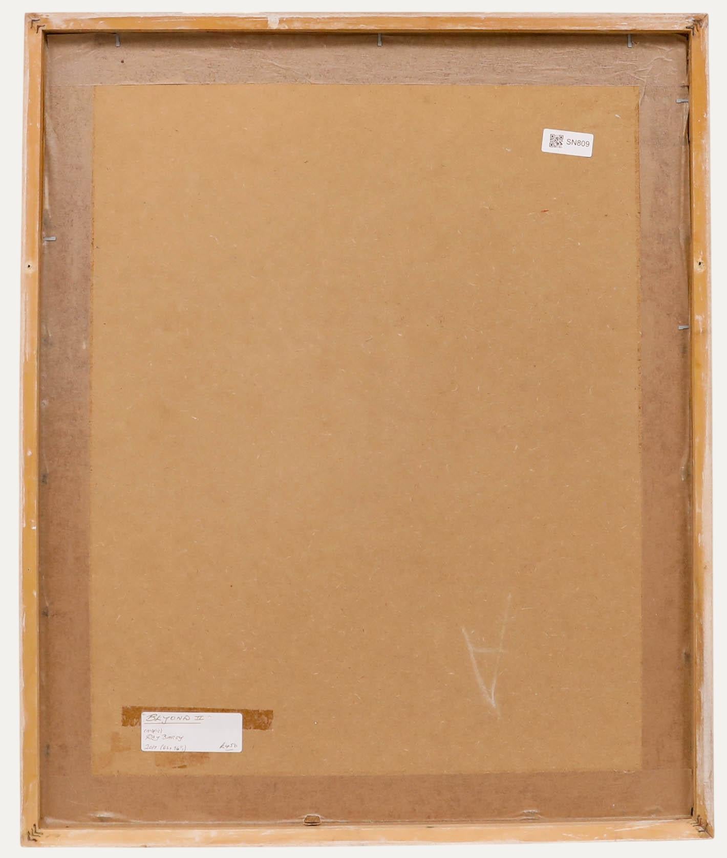 Ray Barry (1931-2022) - Contemporary Acrylic, Beyond II - Beige Abstract Painting by Unknown