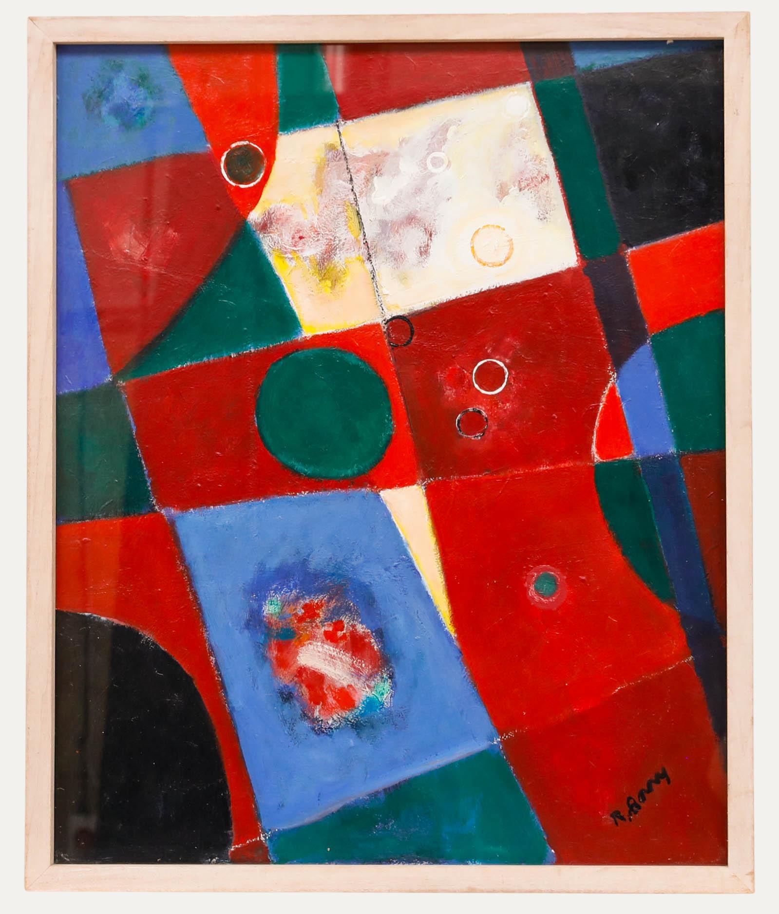Unknown Abstract Painting - Ray Barry (1931-2022) - Contemporary Acrylic, Beyond II