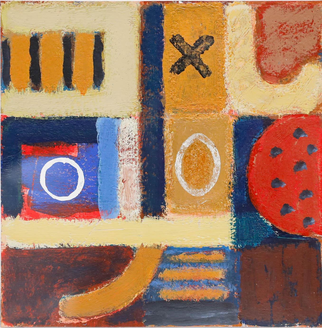 Ray Barry (1931-2022) - Contemporary Acrylic, Cache II - Painting by Unknown