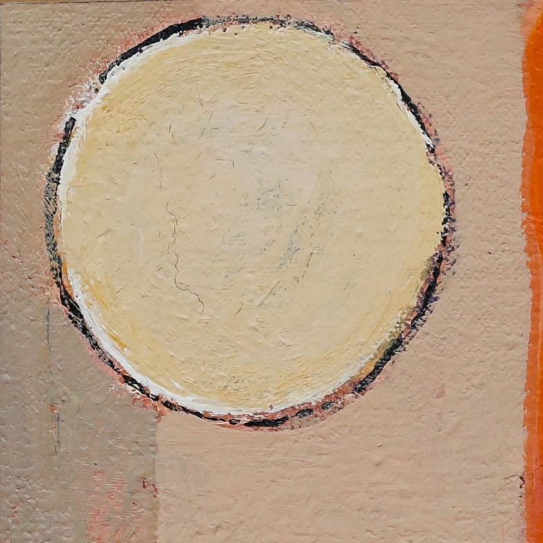 A playful abstract by the artist Ray Barry (1931-2022). Signed to the lower right. Well presented in a whitewash frame. On paper.