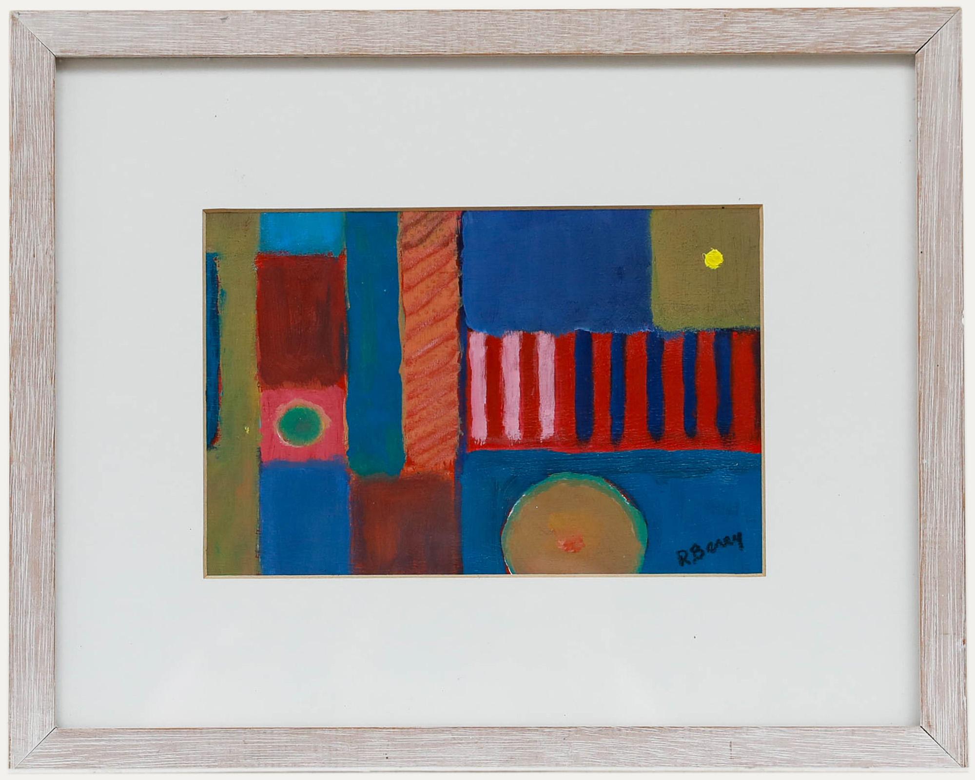 Unknown Abstract Painting - Ray Barry (1931-2022) - Contemporary Acrylic, Ladder