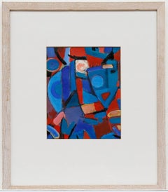 Ray Barry (1931-2022) - Acrilico contemporaneo, maschera