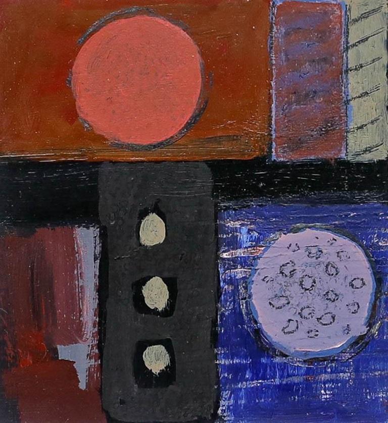Ray Barry (1931-2022) - Contemporary Acrylic, Worlds Apart - Painting by Unknown