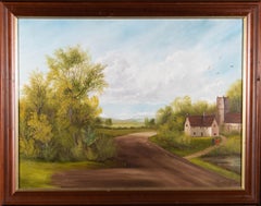 Raymond Price - 20th Century Oil, Church Landscape