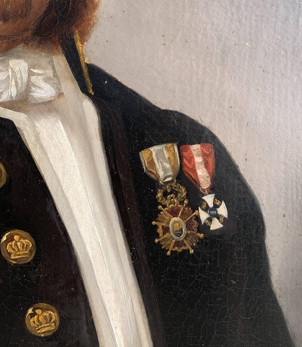 Europäischer Realist - Porträtmalerei des 19. Jahrhunderts - Österreichisches Kaiserreich im Angebot 1