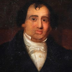 Realist Italian painter - 19th century portrait painting - Gentleman