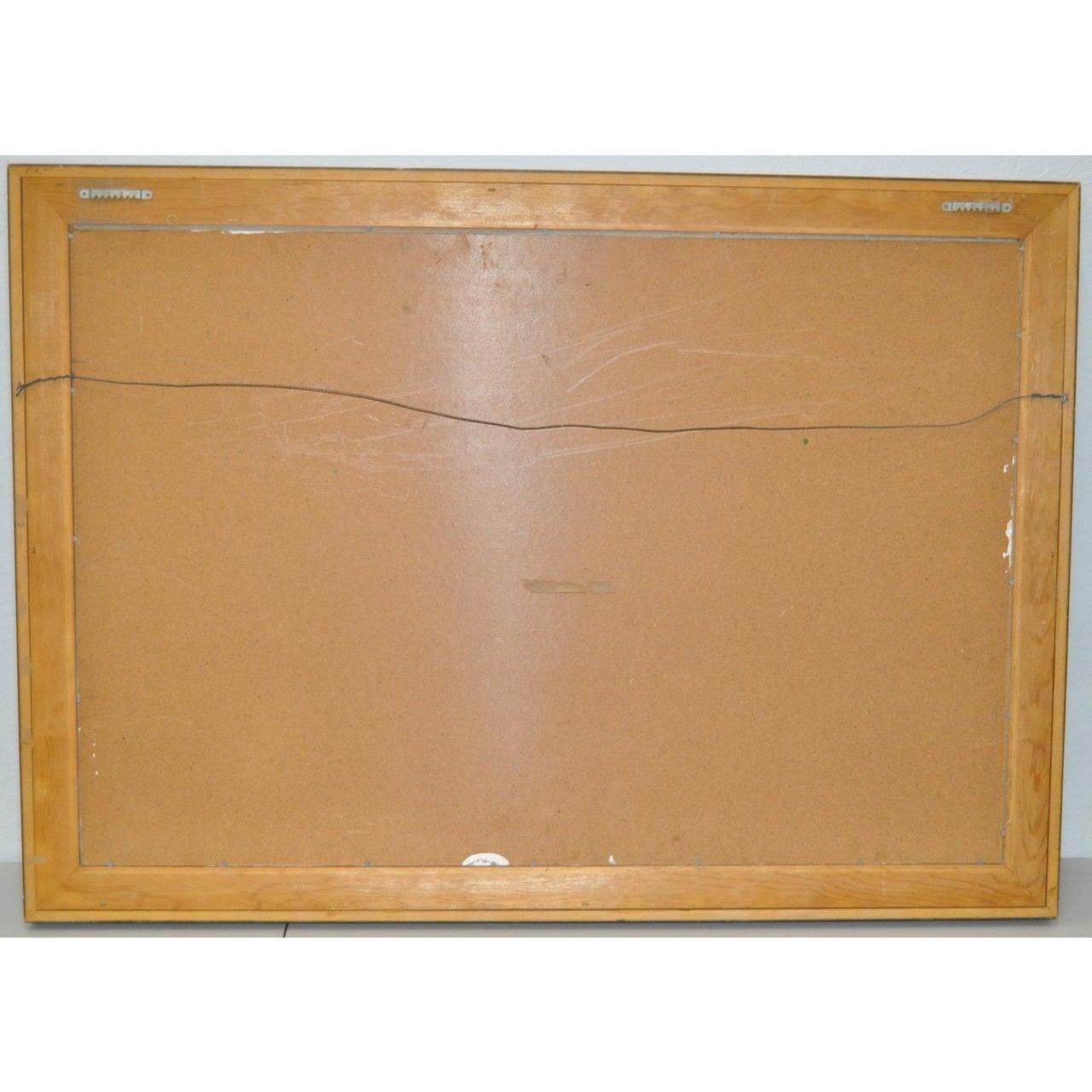 Figura sdraiata Pittura cubista moderna del Mid Century 1950 C.C. in vendita 1