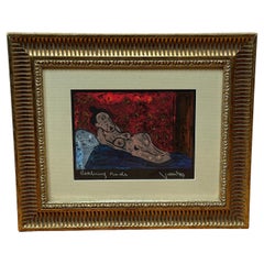 Used "Reclining Nude" Fauvist Oil