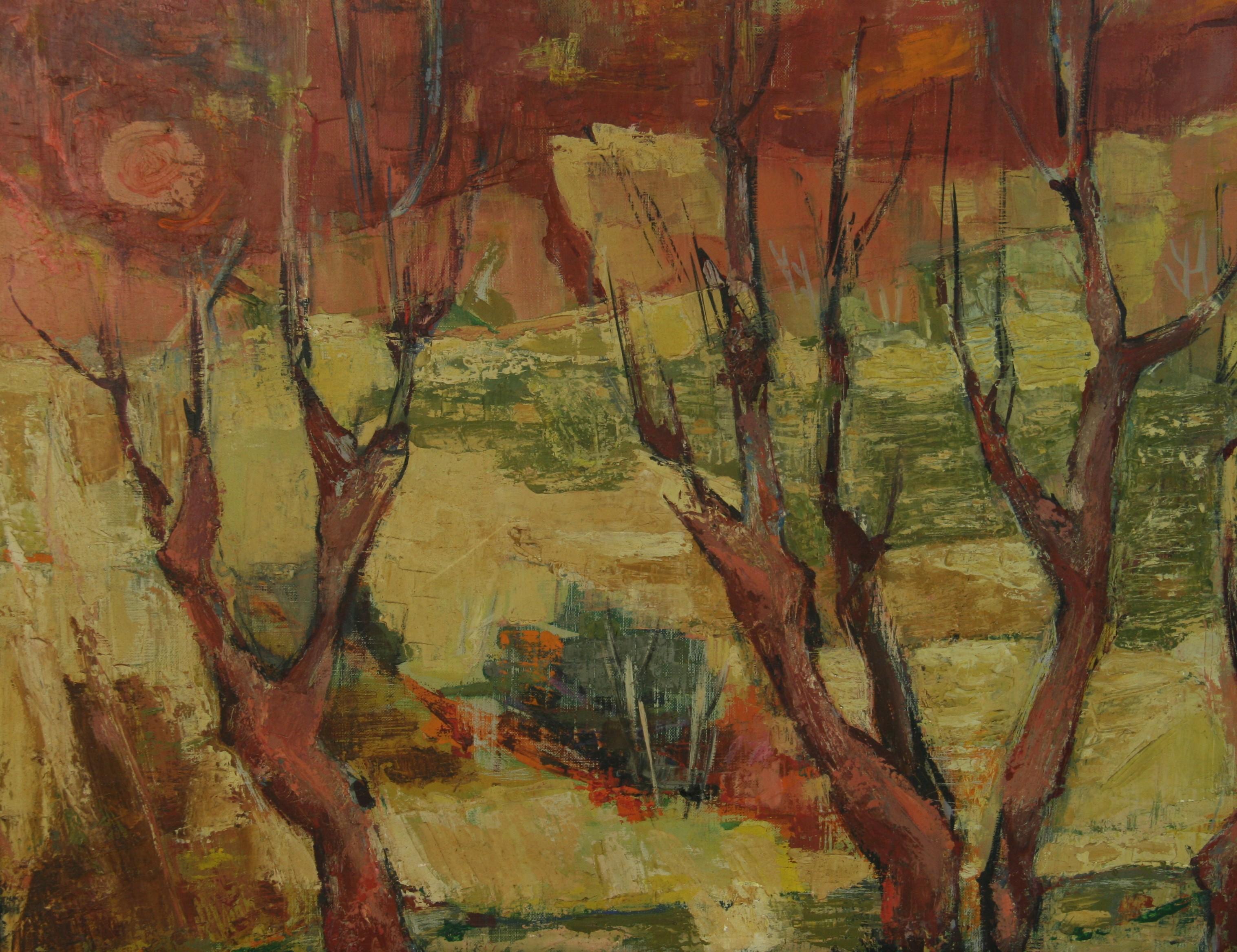 6100 Rot glühende Sonnenuntergangslandschaft
Schwarzer Rahmen
Bildgröße 19.x24.5