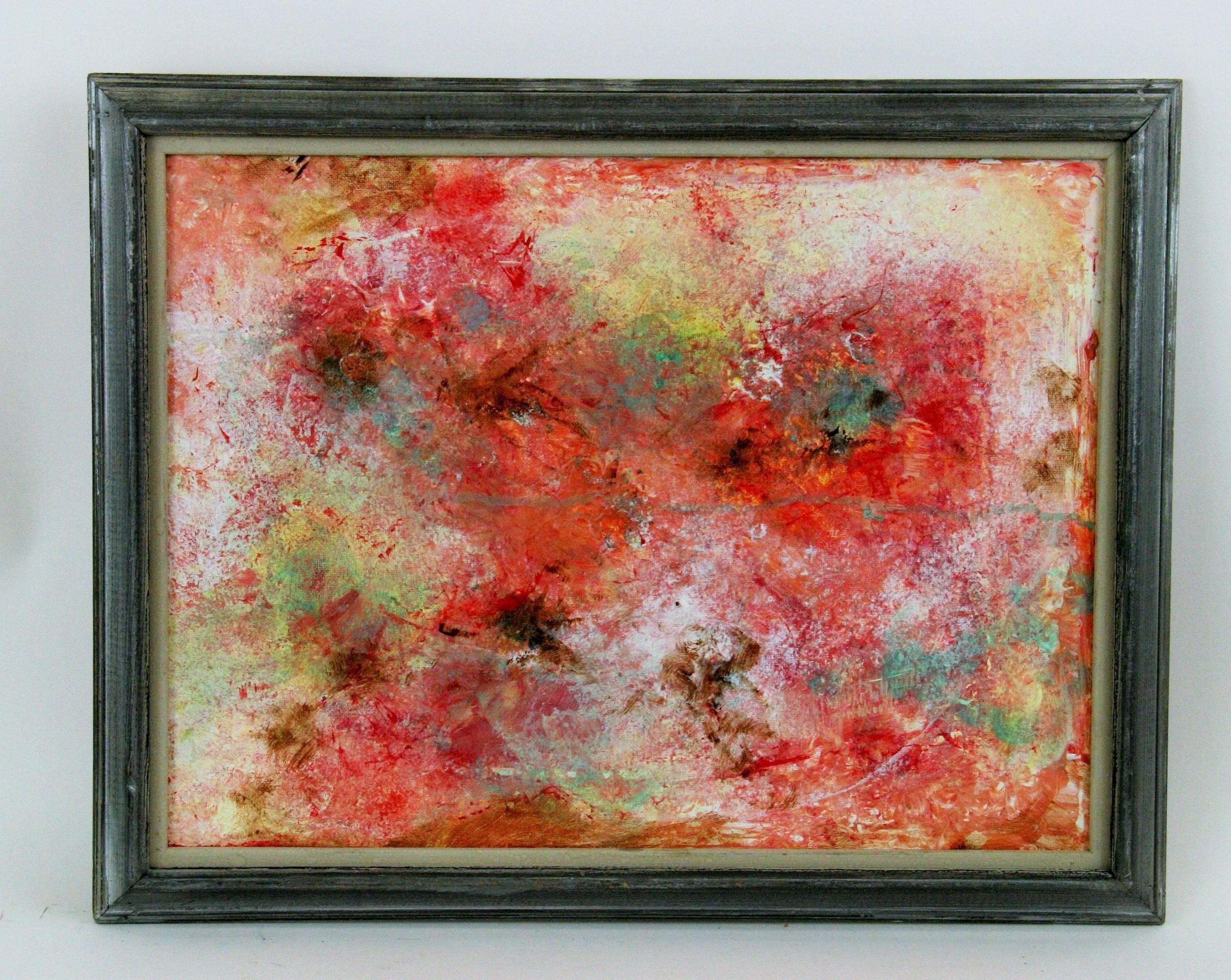  Red Palette Abstract Painting 1