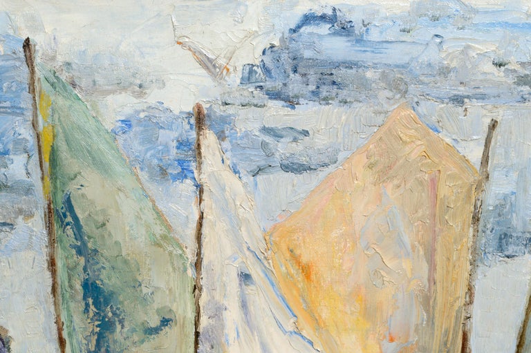 Unknown - Regatta - Sailboat Race Seascape For Sale at 1stDibs