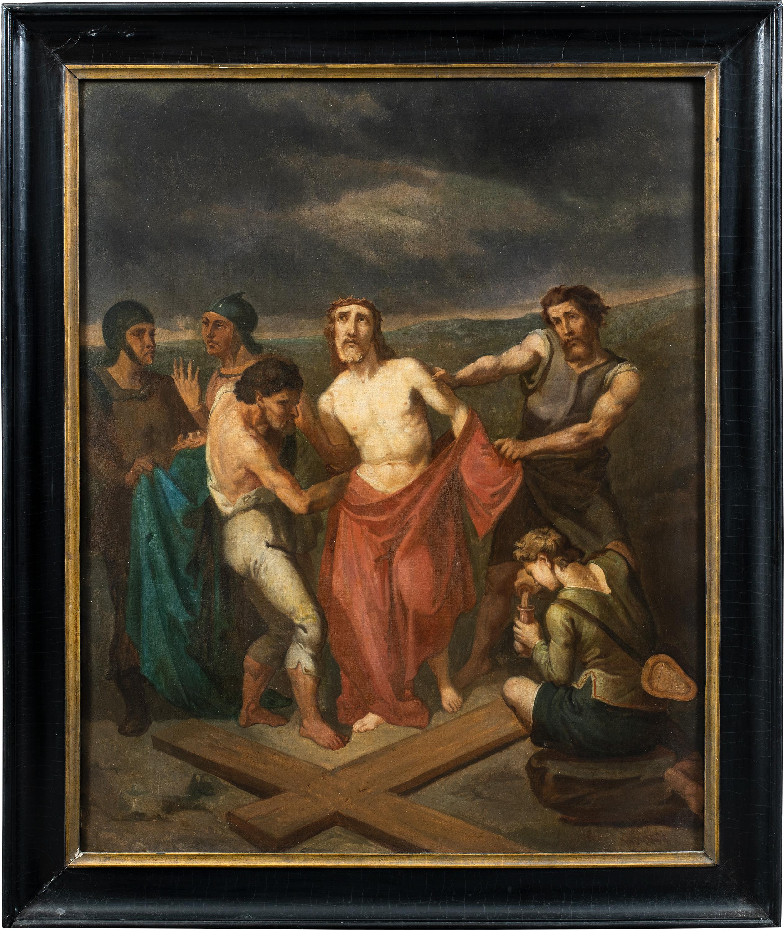 Pittore religioso italiano - 18/19° secolo Gruppo di quattordici dipinti religiosi 6