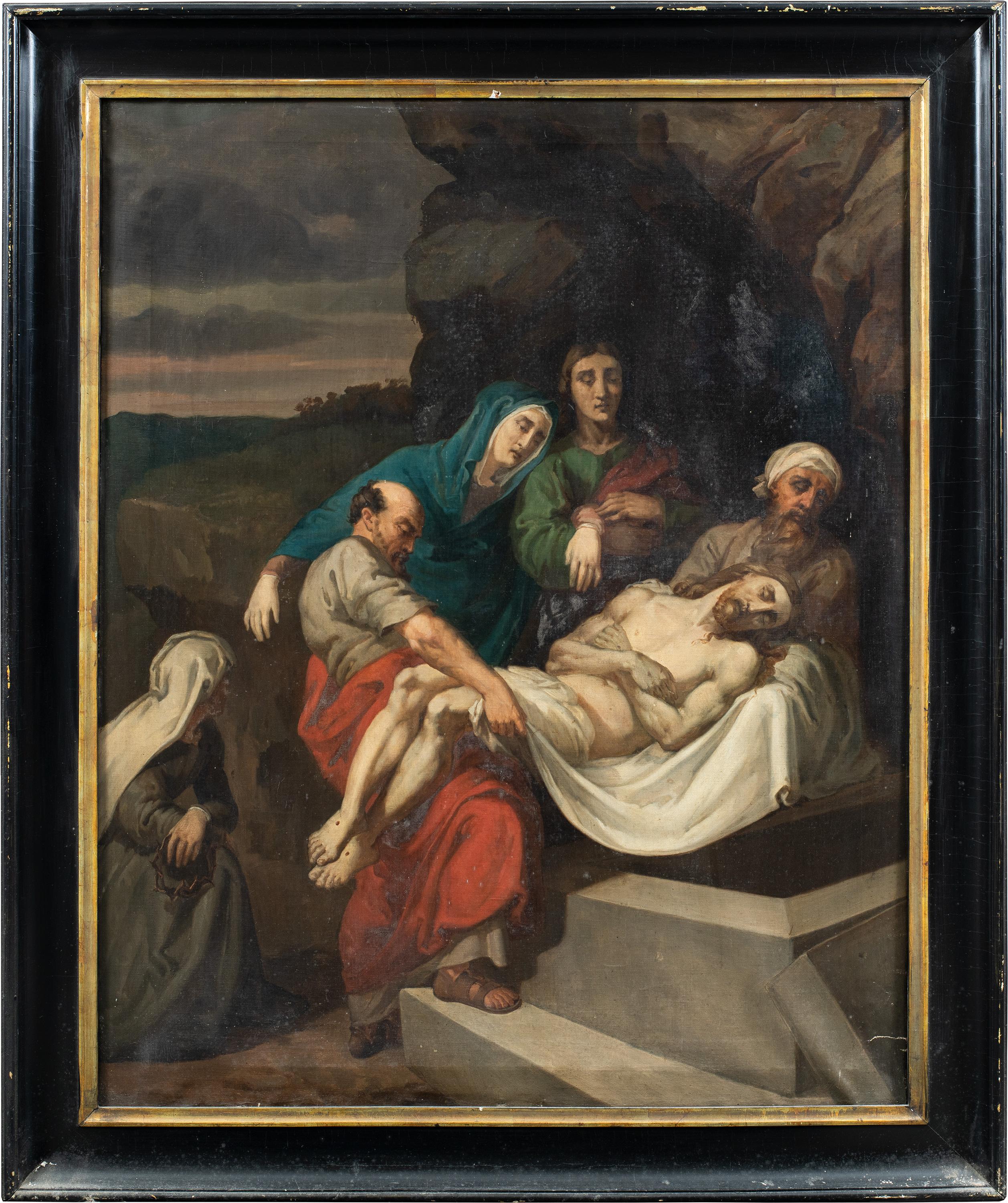 Pittore religioso italiano - 18/19° secolo Gruppo di quattordici dipinti religiosi 10