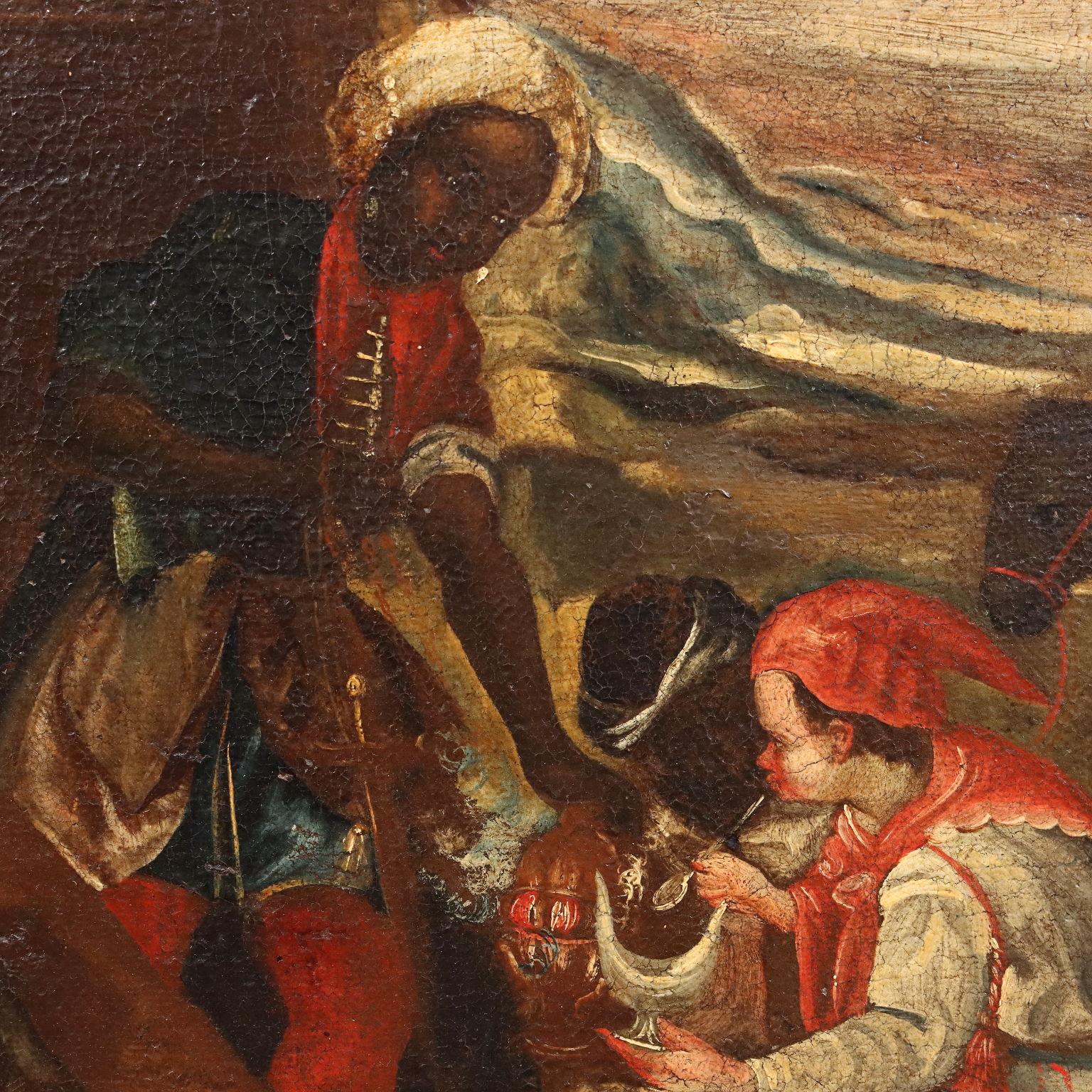 Religious Subject Oil on Canvas Italy XVIII Century 2