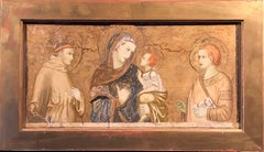 Italienisches Meisterwerk des 18. Jahrhunderts Madonna & Kind nach einem früheren Giotto Fresco