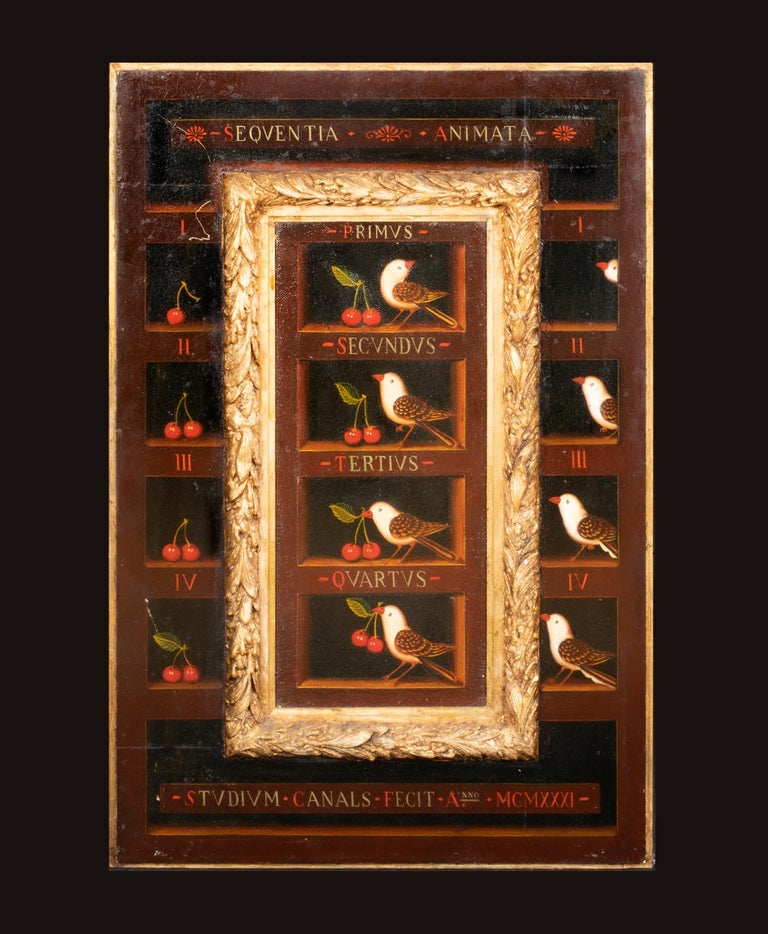 Panel Still Life Of Birds & Cherries

Old Master Renaissance Style - Studio Canals

Huge Old Master Renaissance Style still life of birds and cherries, oil on canvas. Beautiful large scale panel study of various birds and cherries inscribed in gold