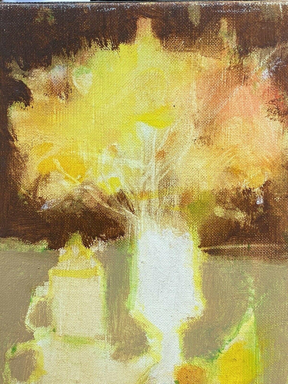 Rene Leroy, Natura morta modernista francese dipinta a olio, Sfavillio di colori - Painting di Unknown