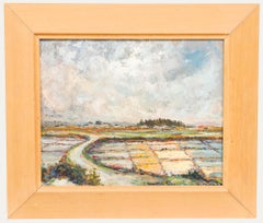 Rene Sartre (1895-1983) - 1962 Oil, La Turballe, France