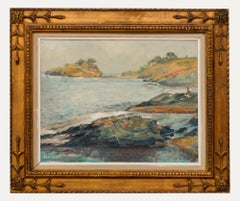 Renée Mourgue Vaquier (1894-1990) - 1966 Oil, Cadaqués, Spain