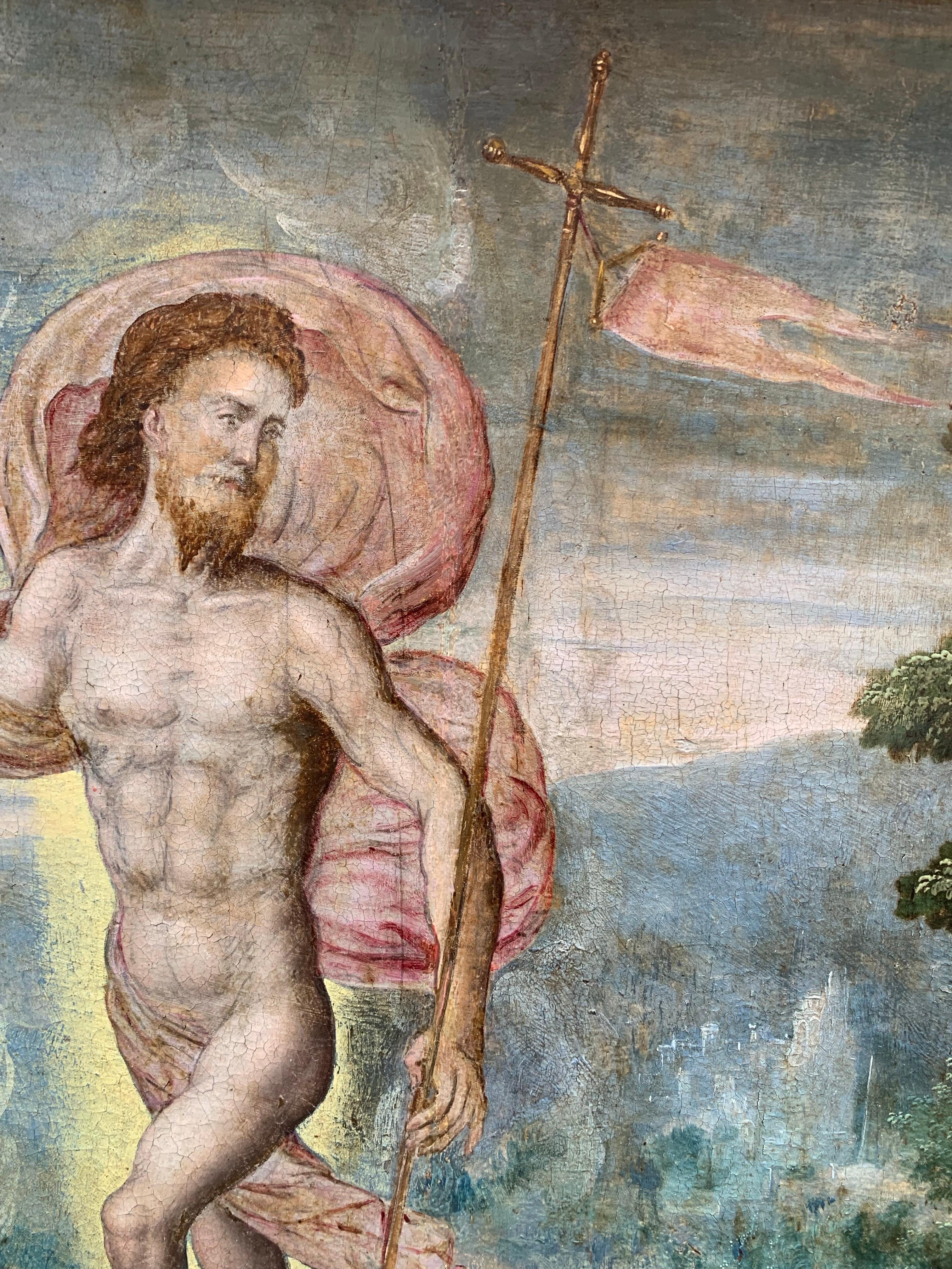 Resurrection of Christ. Studio of the Master of the Prodigal Son. Ca. 1550. in vendita 11