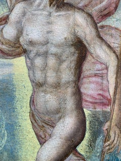 Die Auferstehung Christi. Studie über den Meister des verlorenen Sohnes. Um 1550.