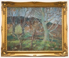 Reverend Clifford B. Canning  - Framed 20th Century Oil, Hanford in Spring