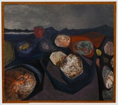 Rex Booth - 1966 Oil, Quarry at Pensilva