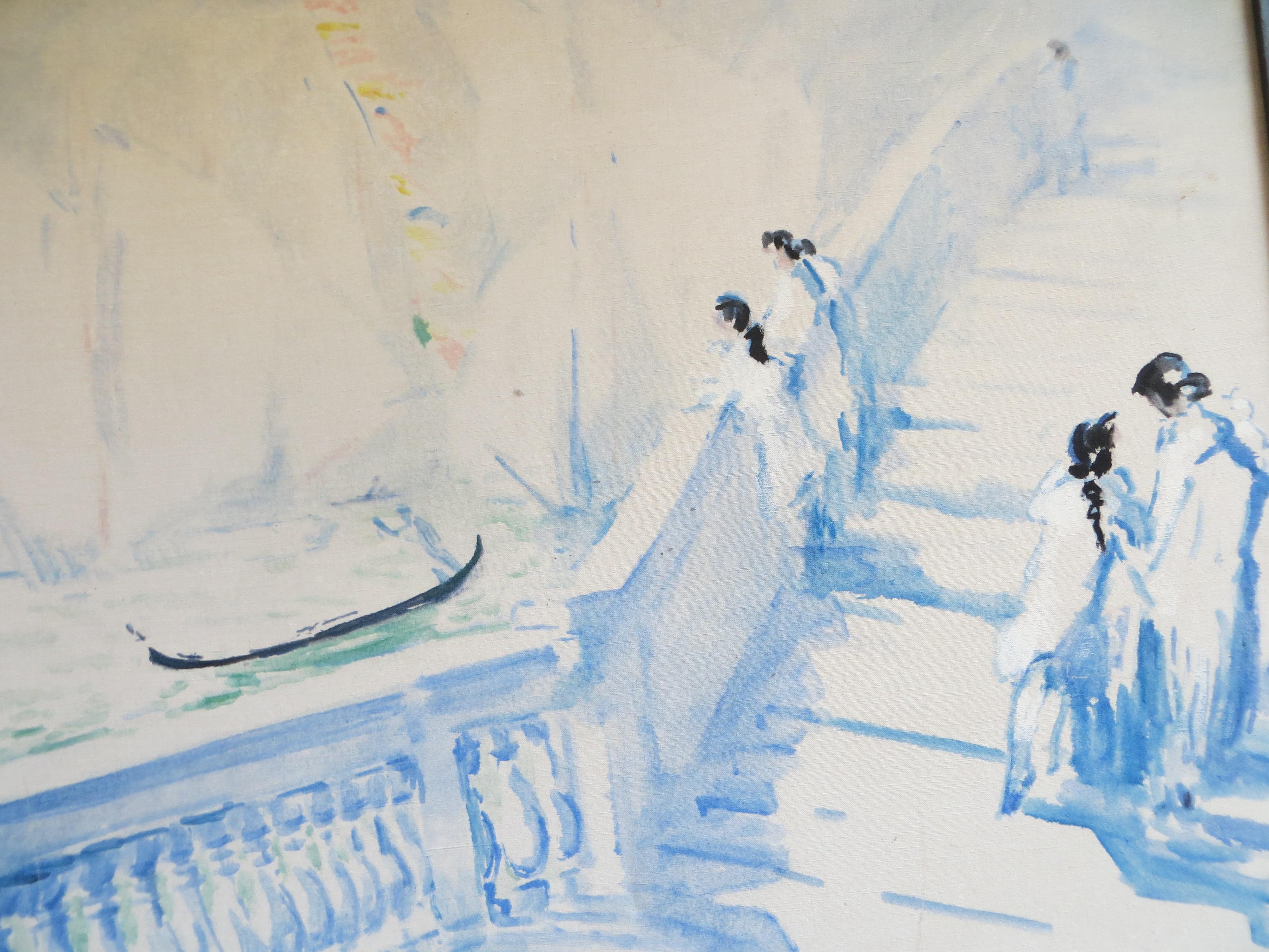 Le pont du Rialto à Venise par Louis Degallaix en vente 1