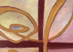 Ribbons on a Grid - Abstract Geometric Composition