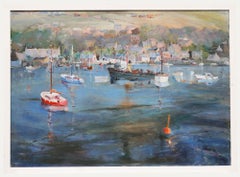 Richard Oliver Bonney (1902-1984) - 20. Jahrhundert Öl, The Waterfront