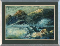 Richmond - 1969 Oil, Abstract Seascape