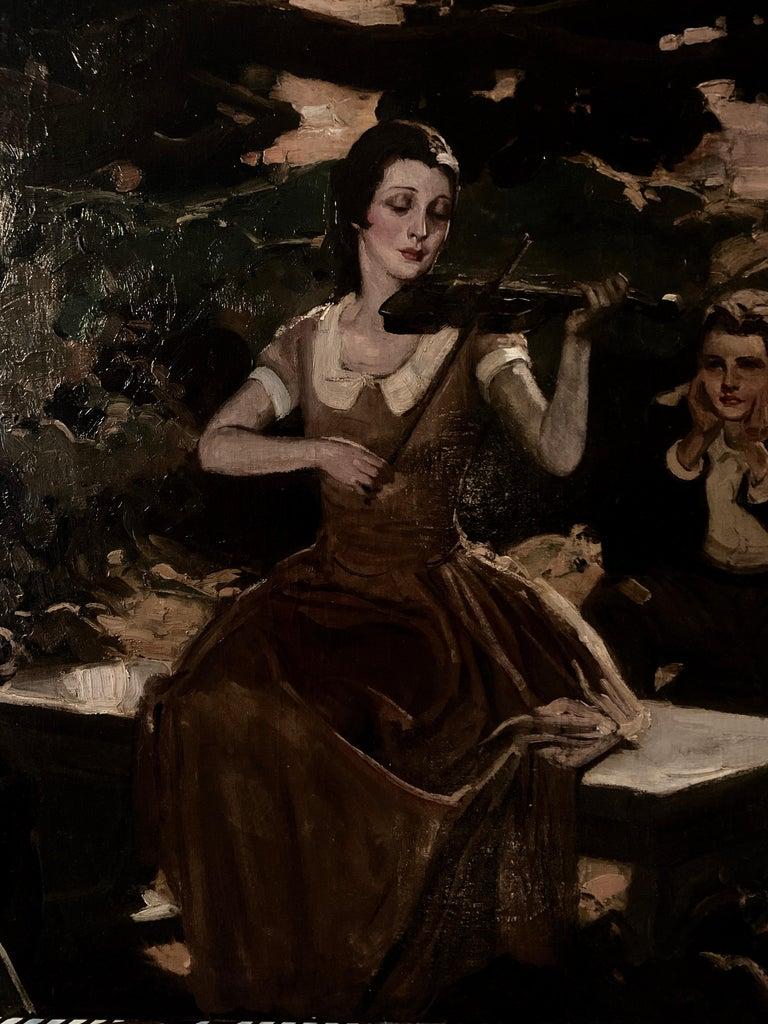 Rico Tomaso (1898-1985) original oil on canvas 