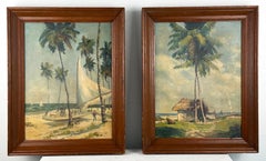 RIo de Janeiro Brazil Beach Landscape Seascape Pair