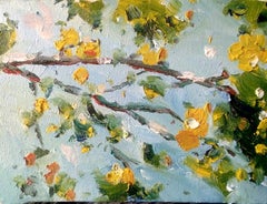 Albicocche mature - Pittura a olio di Dilshod Khudayorov, 2021