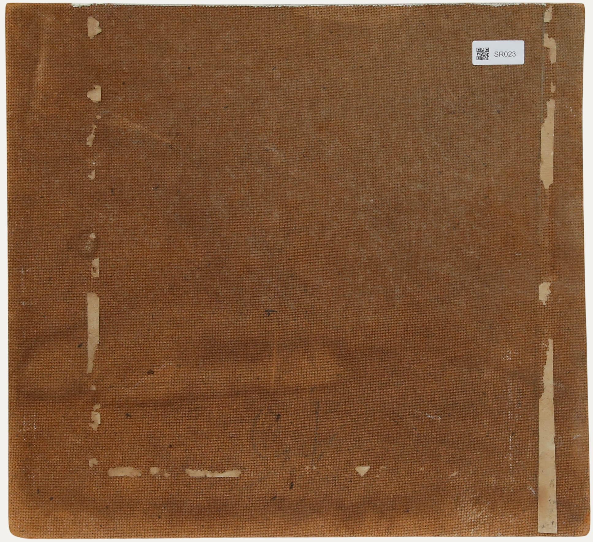 Rita Montandon - Französische Schule Mitte des 20. Jahrhunderts Öl, Rosa Blumen in Porzellan (Weiß), Still-Life Painting, von Unknown