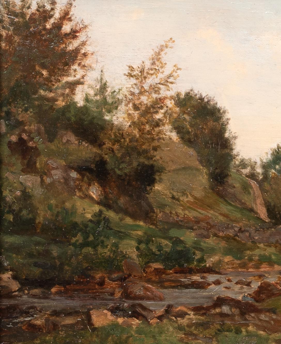 Paisaje fluvial, siglo XIX  Charles-François Daubigny (1817-1878) 3