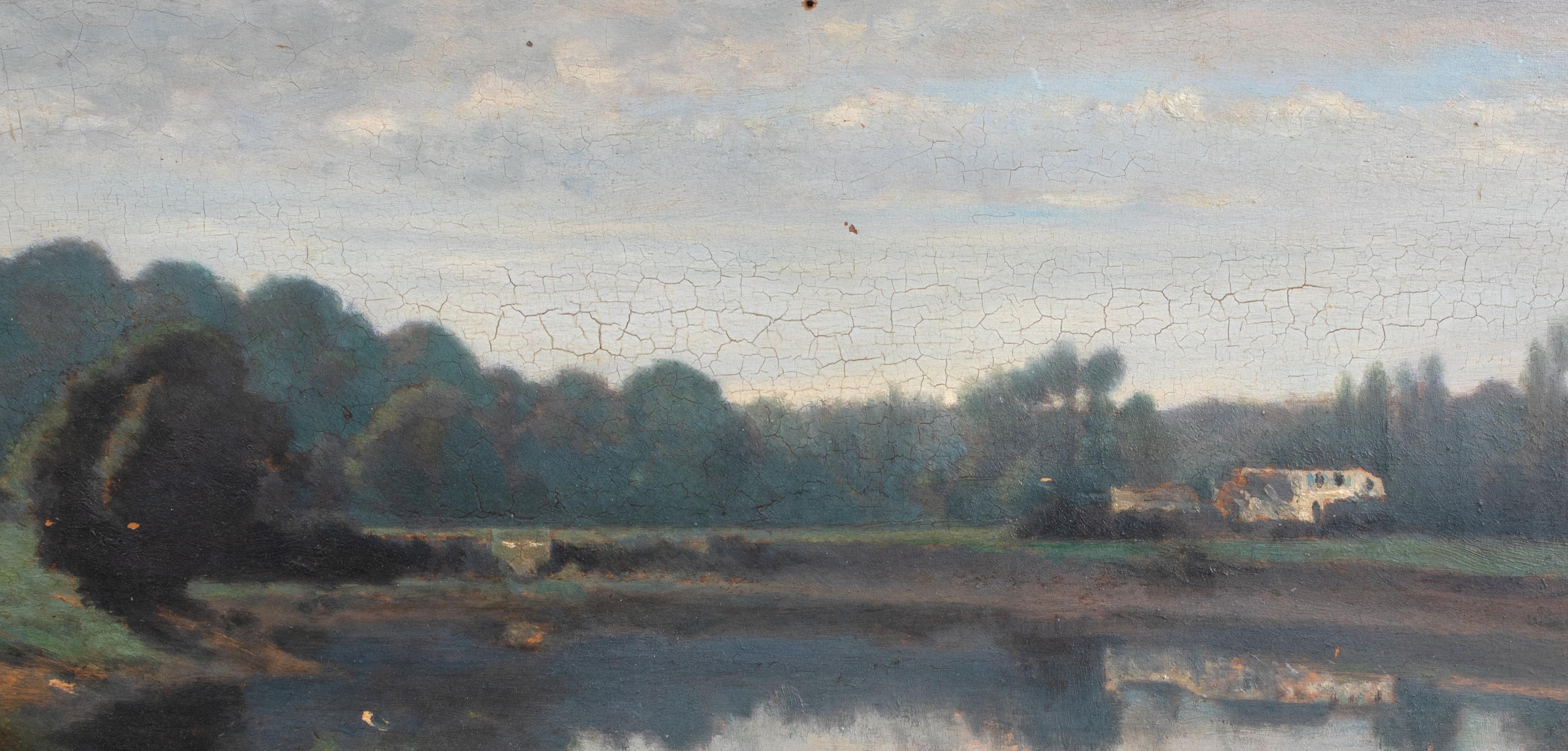 River Landscape Sketch, 19th Century  Jean-Baptiste-Camille Corot (1796-1875) 4