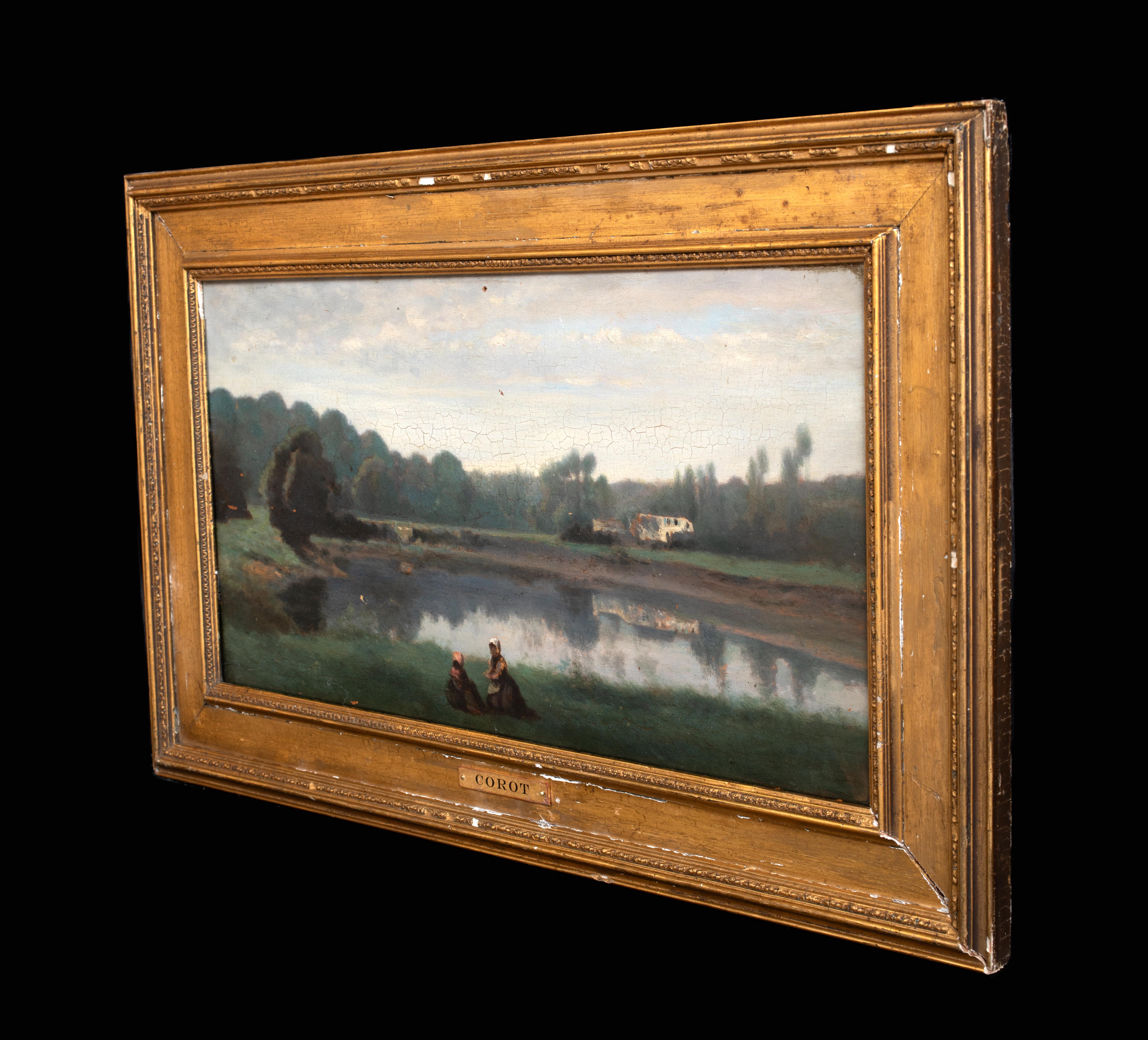 River Landscape Sketch, 19th Century  Jean-Baptiste-Camille Corot (1796-1875) 5