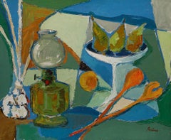 Riviere - Mid 20th Century Oil, Three Pears