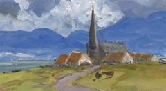 Robert Dunleavey (geb. 1970) - Contemporary Acrylic, Irisches Dorf am See
