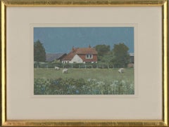 Robert F. Micklewright RWS (1923-2013) - 20th Century Acrylic, Romney Marsh