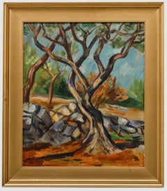 Robert Lemercier (1890-1980) - Framed Mid 20th Century Oil, Crooked Pine