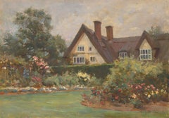 Robert Payton Reid ARSA (1859 -1945)- Signed Oil, Summer Cottage