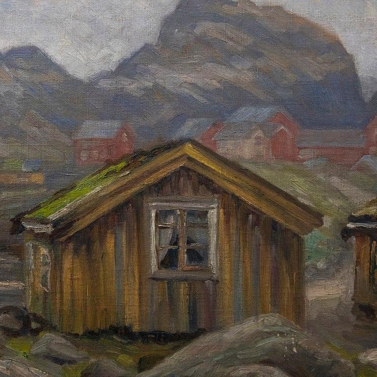 Robert R. - 1917 Oil, Lake Chalet For Sale 1
