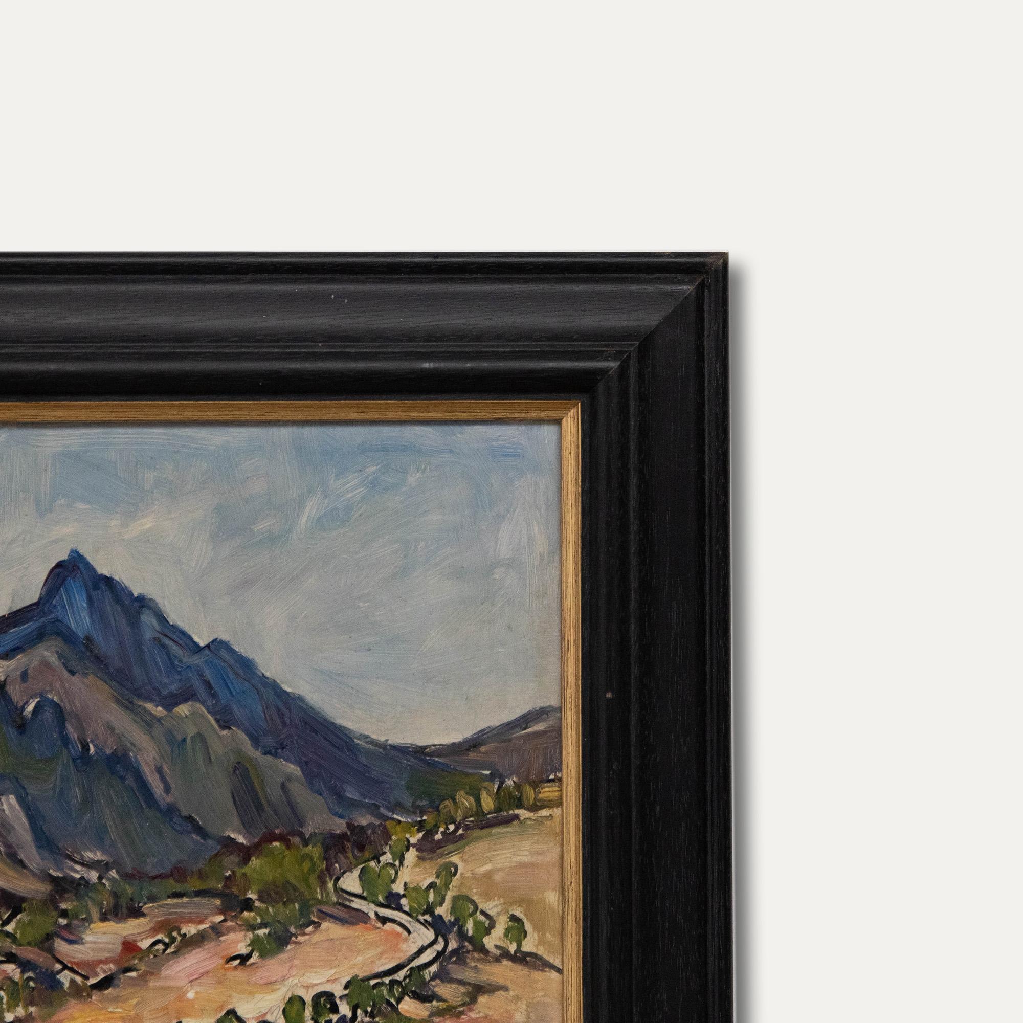Robert Sydney Rendle Wood (1895-1987) - Mediados del siglo XX Óleo, Colinas alpinas 1