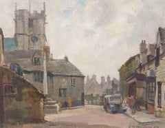 Robert T. Mumford (1895-1939) - 1938 Oil, Northern Street Scene
