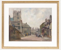 Robert T. Mumford (1895-1939) - 1938 Oil, Northern Street Scene