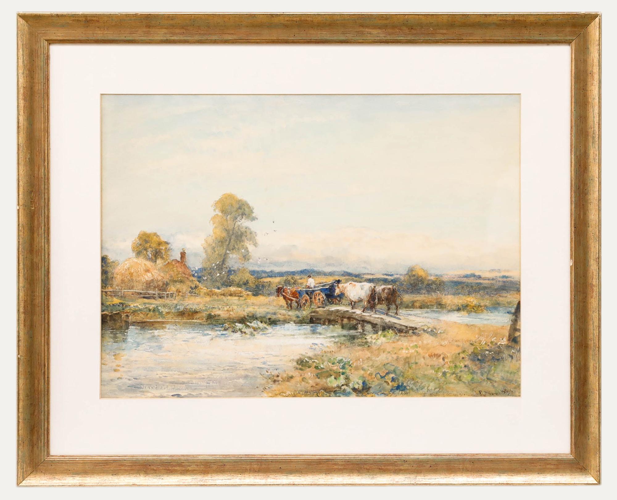 Robert Thorne Waite (1842-1935) - Early 20th Century Oil, Back To The Farm