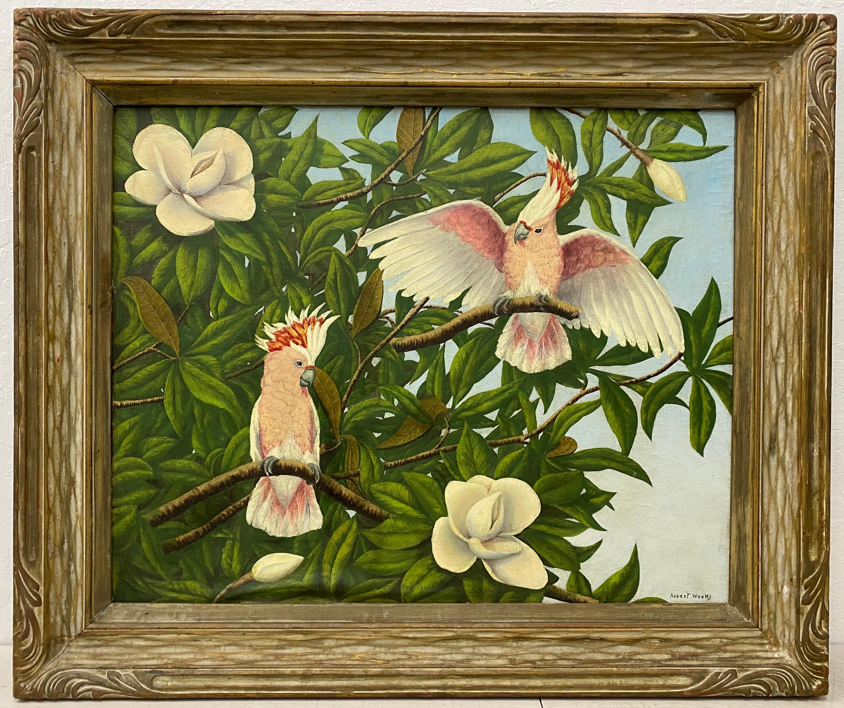 paintings of magnolia blossoms